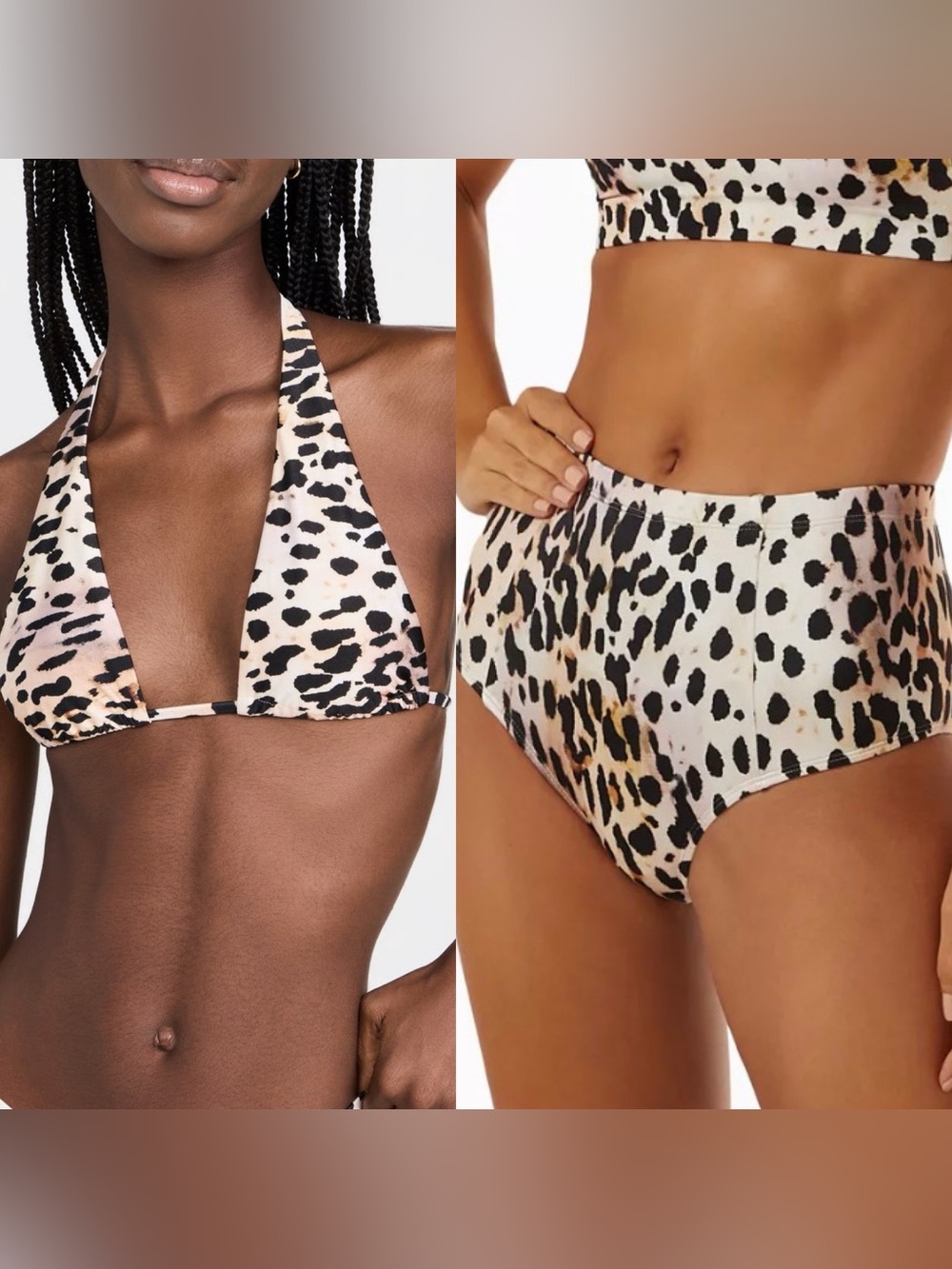 Good American Leopard Print Bikini Set